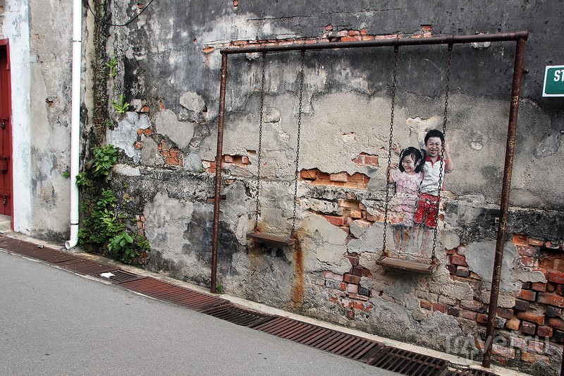 Малайзия. Остров Пинанг. Граффити Джорджтауна / Малайзия