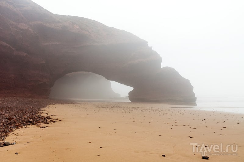 Марокканский бомж-вояж. Легзира в тумане. Сиди-Ифни / Фото из Марокко