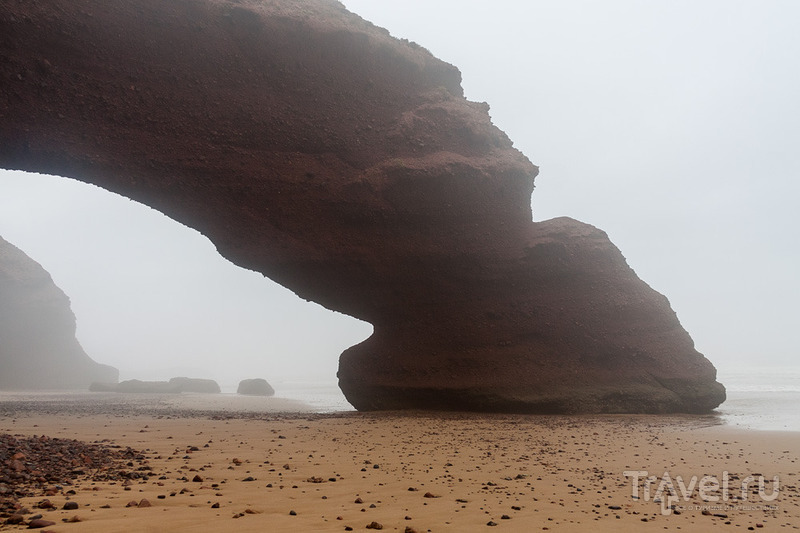 Марокканский бомж-вояж. Легзира в тумане. Сиди-Ифни / Фото из Марокко