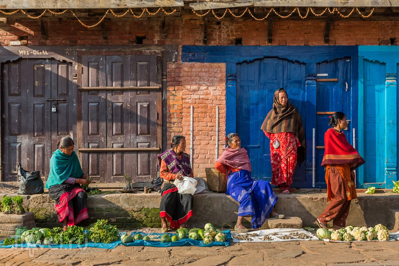 Неизвестные Гималаи. В поисках охотников за медом диких пчёл. Бхактапур / Фото из Непала