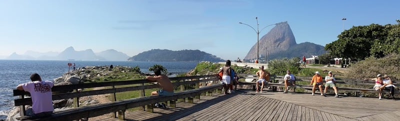 Рио на велосипеде: пляжи Фламенго, Ботафого и Вермела / Бразилия