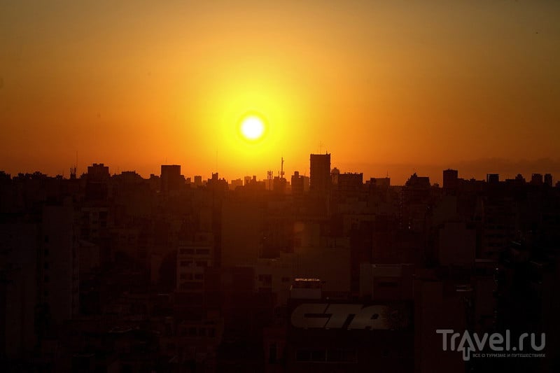Буэнос Айрес, вид города сверху / Фото из Аргентины