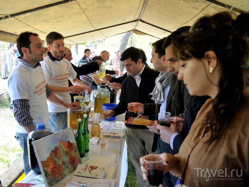 Фестиваль нового вина - новая традиция в Тбилиси / Грузия