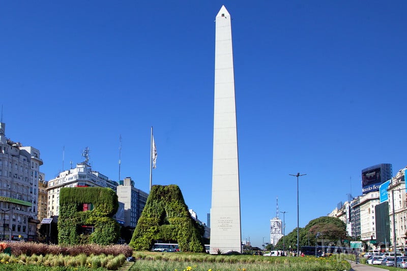 Проспект 9 июля в Буэнос-Айресе / Фото из Аргентины