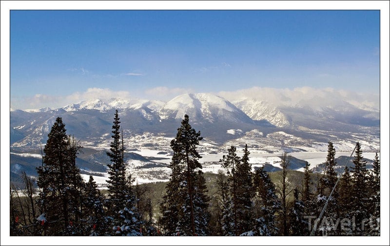 На лыжах в Каменном Ключе. Колорадо, США / Фото из США
