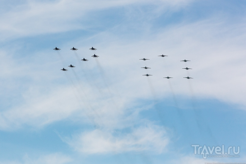 Воздушная часть Парада Победы 9 мая 2015 года / Фото из России