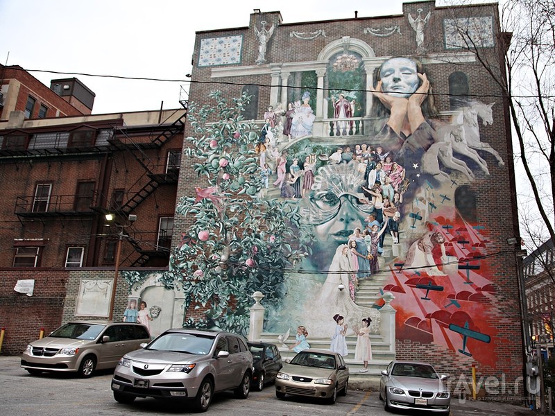 "Разрисованные" стены Филадельфии / Фото из США
