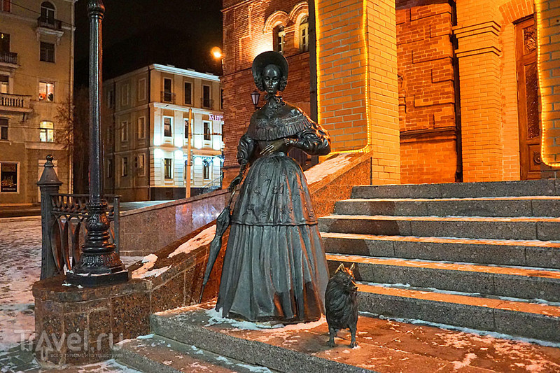 "Дама с собачкой" в Могилеве / Белоруссия