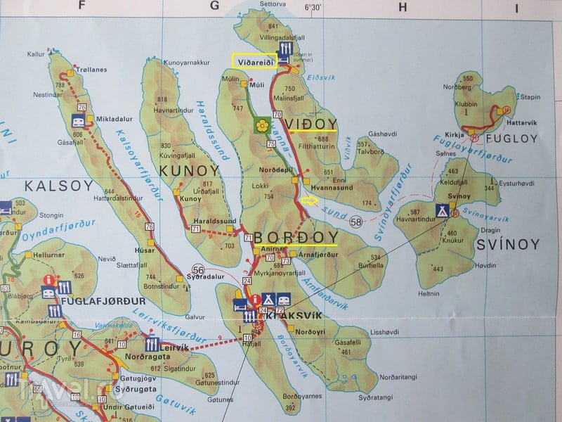 Фарерские острова. Острова Борой (Borðoy), Вийой (Viðoy), Куной (Kunoy) / Фарерские острова