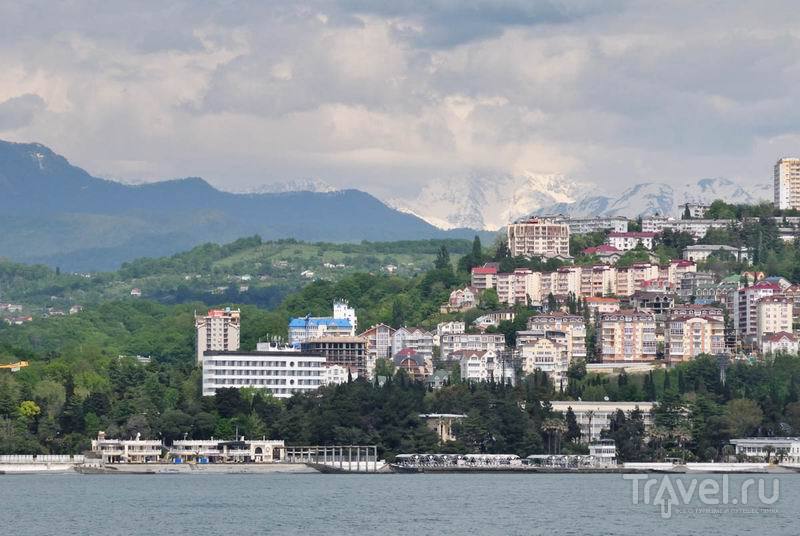 Новые районы Сочи с моря / Россия