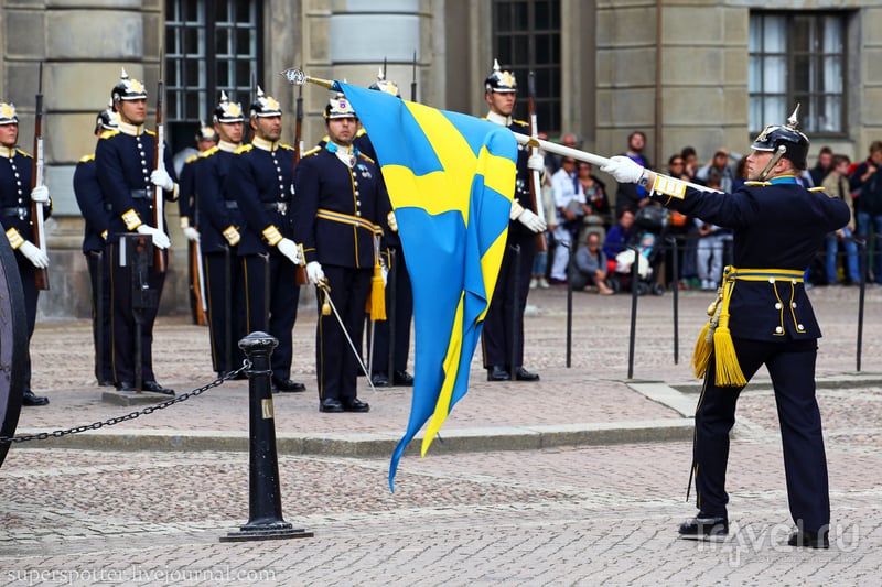 Стокгольм. Смена почётного караула / Фото из Швеции