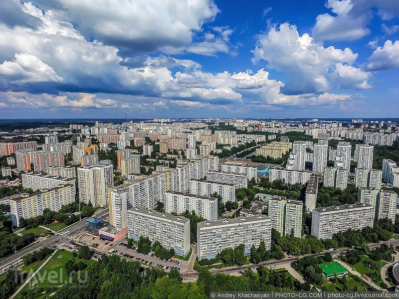 Москва и область. Вид сверху / Фото из России