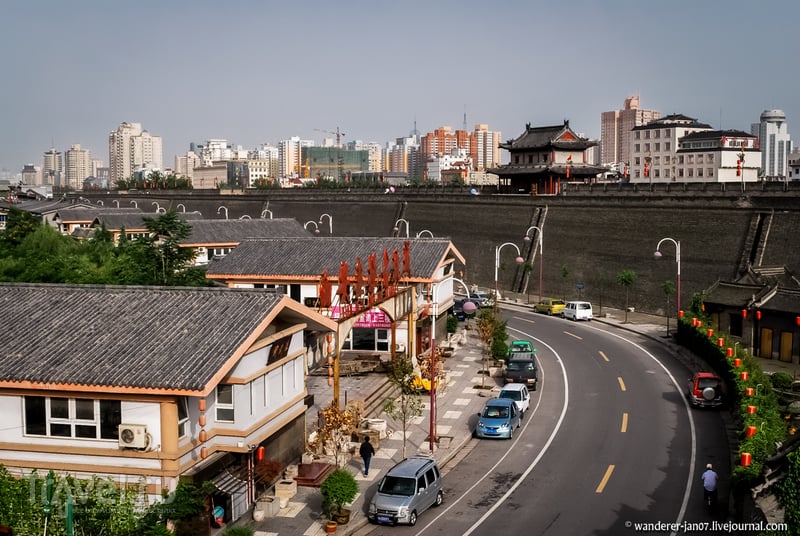 Сиань. Городская стена династии Мин / Фото из Китая
