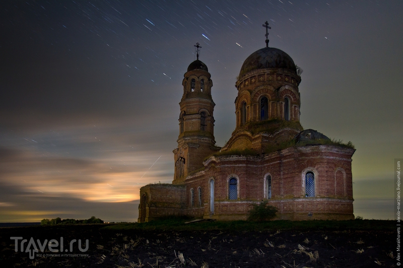 Таинственная церковь мёртвого села Еделево / Фото из России