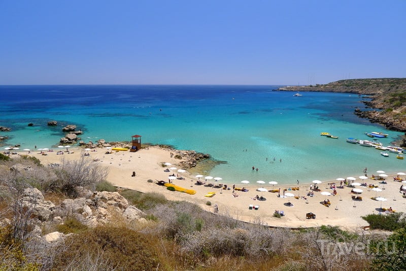 Панорама Konnos bay / Кипр