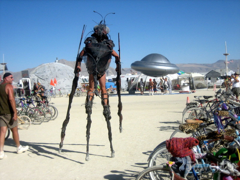 Блэк Рок Сити - временный город Burning Man / Фото из США