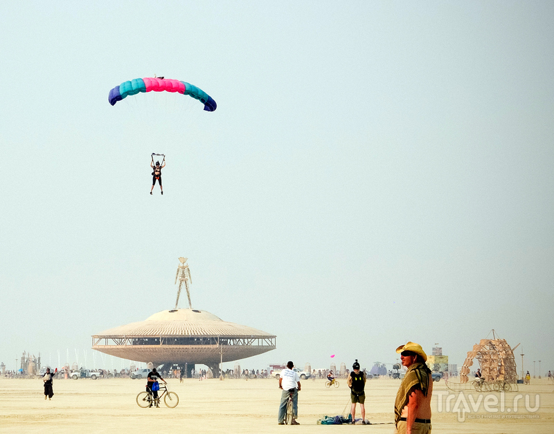 Блэк Рок Сити - временный город Burning Man / Фото из США