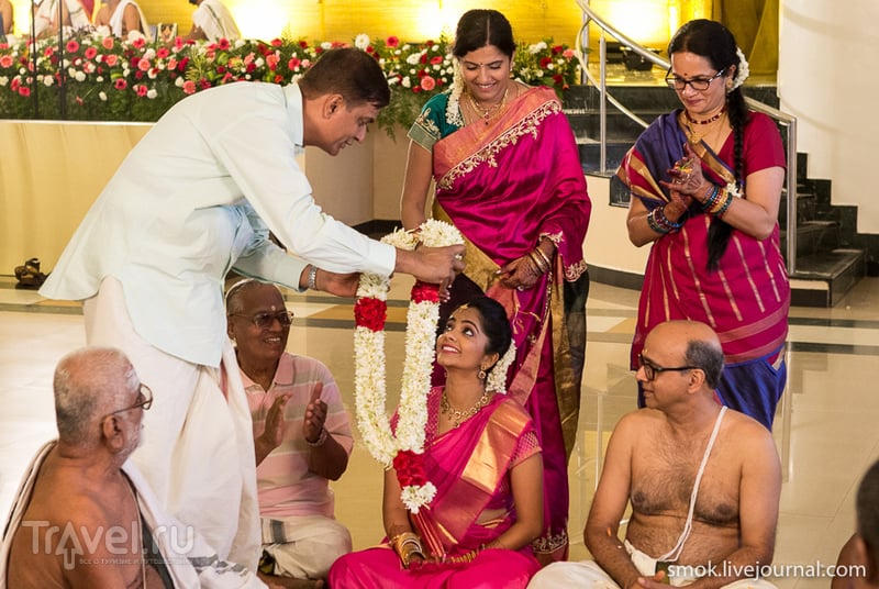 Свадьба брахманов в Индии / Индия