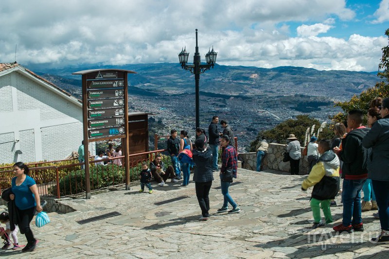 Богота, Колумбия: гора Монсеррат / Фото из Колумбии