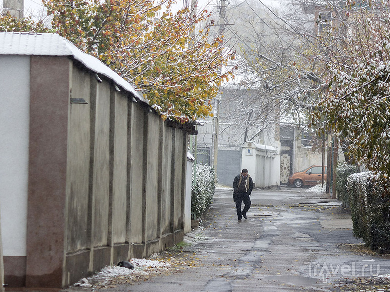Душанбе в снегу / Таджикистан