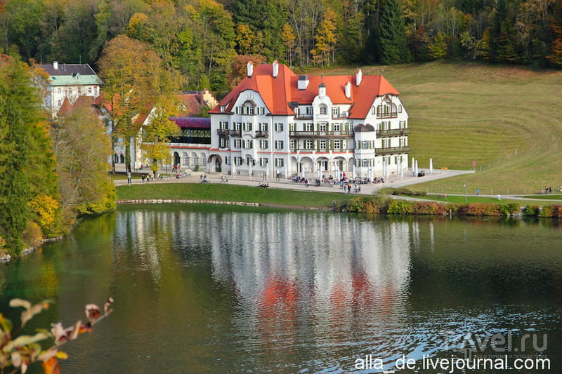 Осень на озере Alpsee / Германия