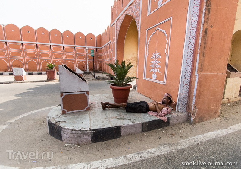 Джайпур - "розовый город" и дворцы / Фото из Индии