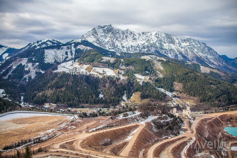 Erzberg - крупнейший действующий карьер Европы. Австрия / Фото из Австрии