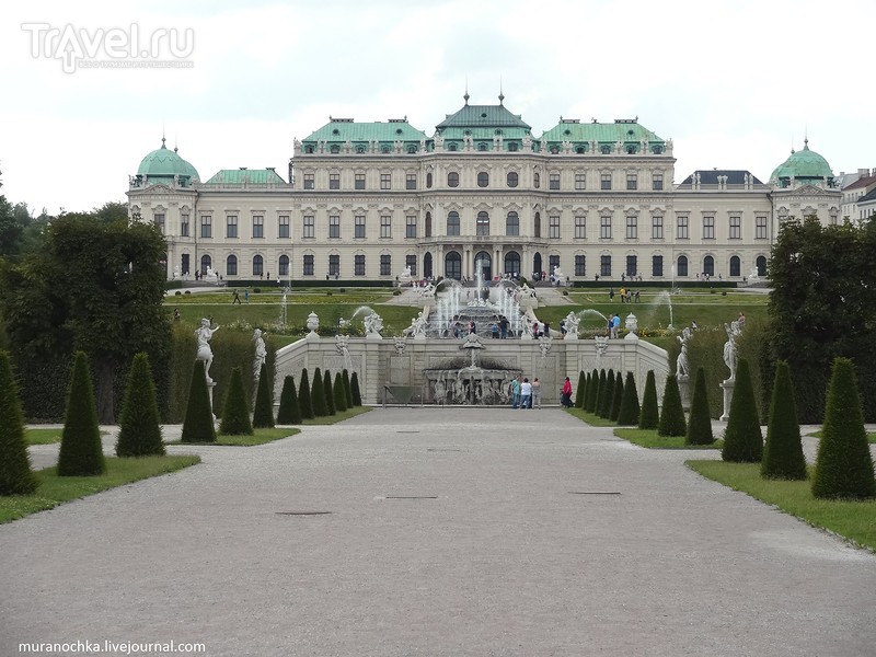 Дворцово-парковый комплекс Бельведер в Вене / Фото из Австрии