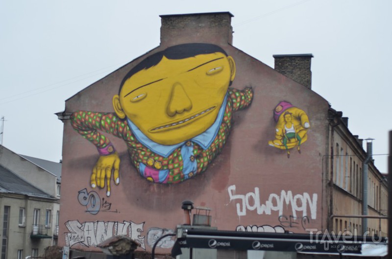 Мелочь, а приятно: граффити Вильнюса / Литва