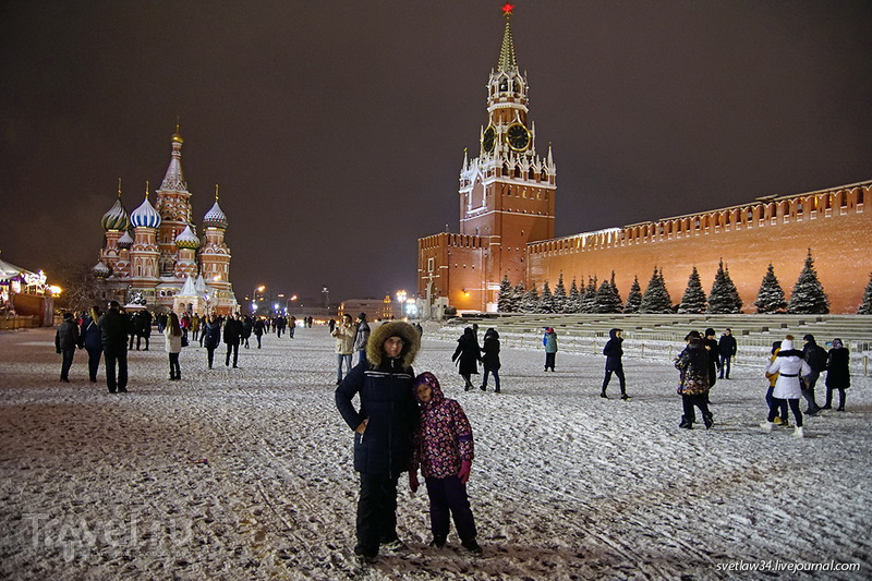 Новогодняя Москва: путешествие в Рождество / Фото из России