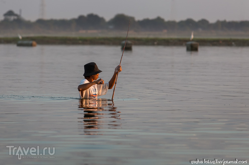 Мьянма. Ловля солнца на тиковом мосту / Фото из Мьянмы