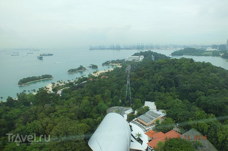 Сингапур. Остров  Sentosa. Башня Tiger Sky Tower. Пляж Siloso Beach / Фото из Сингапура