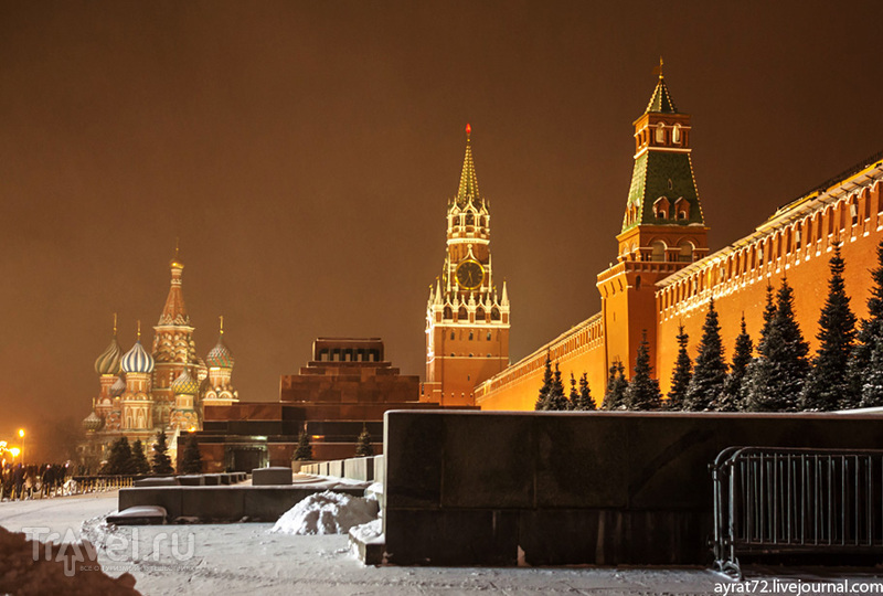 Вечерняя зимняя Москва. Фотозарисовка / Россия