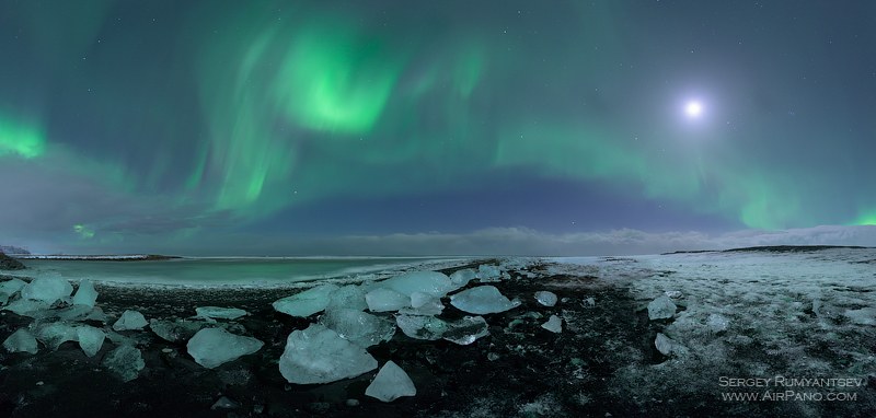 Северное сияние в Исландии / Фото из Исландии