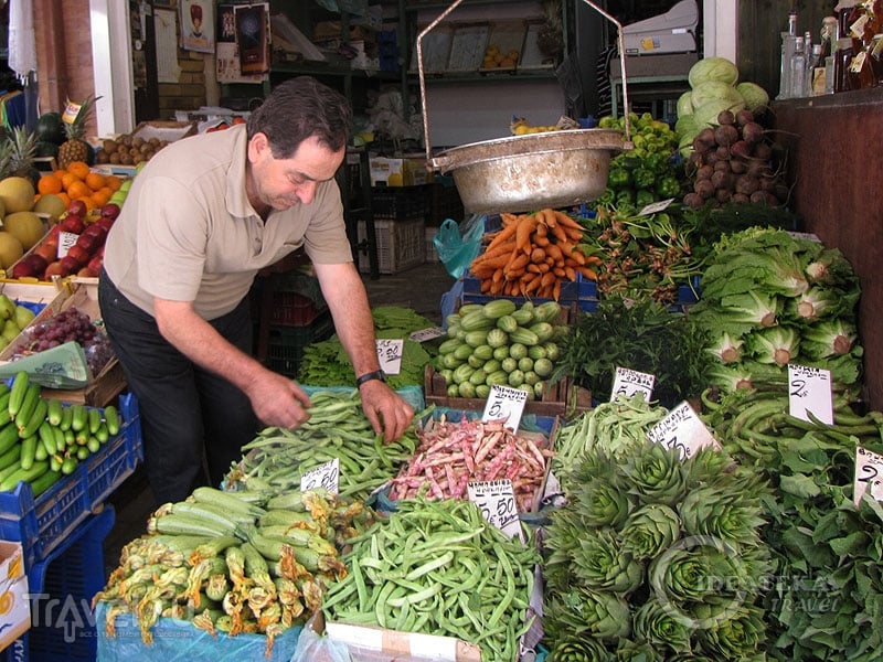 Торговля овощами в Греции / Греция