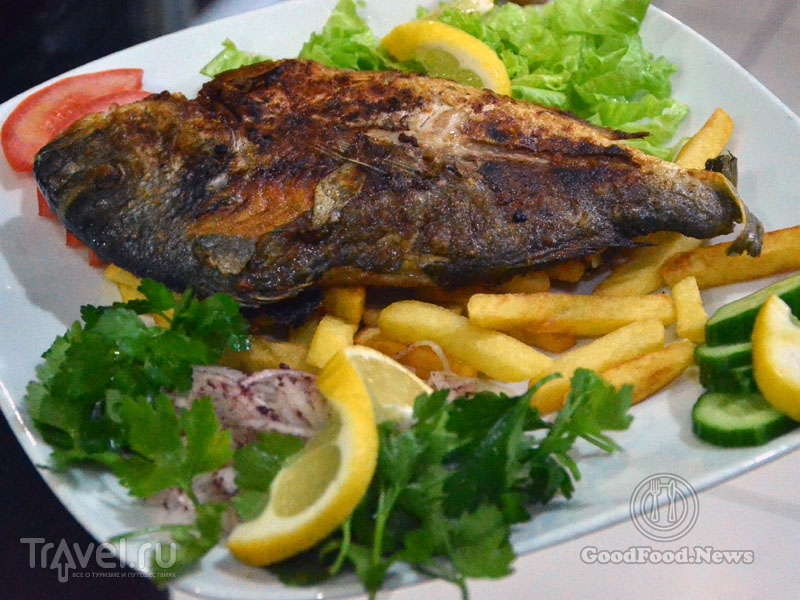 Рыба в кафе Gül Pide / Фото из Турции
