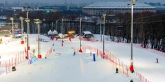 В Москве на Воробьевых горах открылся горнолыжный комплекс