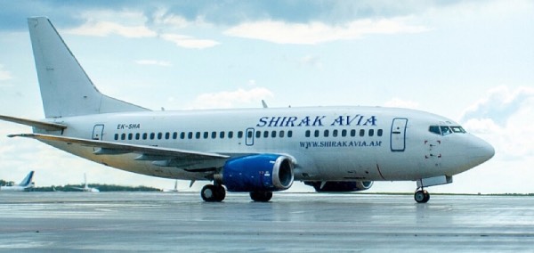 Boeing 737-500 авиакомпании Shirak Avia / Армения