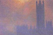 Клод Моне. "Лондон. Парламент. Солнце в тумане"