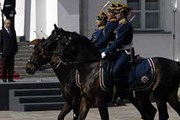 Церемония развода пеших и конных караулов на Соборной площади. Фото: Lenta14.cust.ramtel.ru