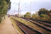 Платформа Монзенской железной дороги в Вохтоге // monzenskaya.narod.ru