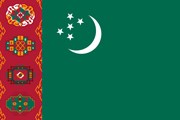 Флаг Туркмении. // wikipedia