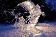 Скульптуры из льда - незабываемое зрелище. // banfflakelouise.com