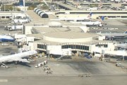 Самолеты американских авиакомпаний в аэропорту Лос-Анджелеса. // Airliners.net