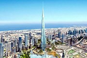 Burj Dubai в панораме города // luxurylaunches.com