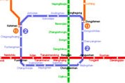 Схема линий пекинского метро // Travel.ru