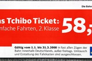 Блок билетов по распродаже Tchibo // bahn.de