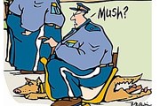 Жизнь полицейского-тяжеловеса нелегка. // cartoonstock.com