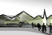 Работа Захи Хадид: проект музея транспорта в Глазго. // zaha-hadid.com