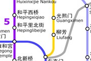 Фрагмент схемы линий пекинского метро // wikipedia.org